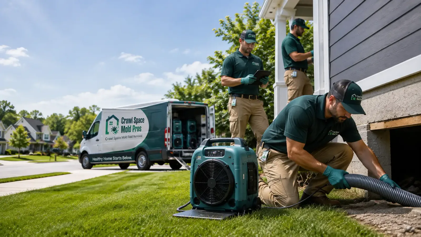 Crawl Space Mold Removal in Hopewell, OH